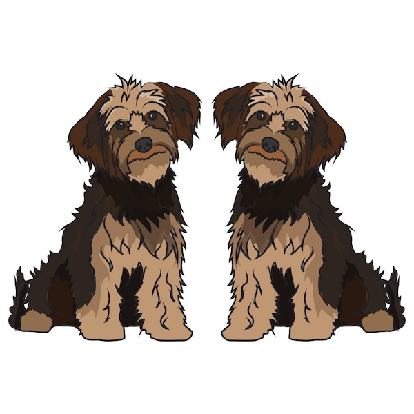 Signmission Yorkipoo Dog Decal, Dog Lover Decor Vinyl Sticker D-24-Yorkipoo - main